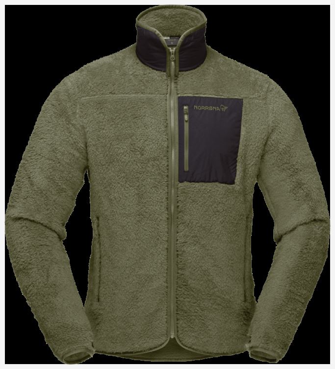 Norrona Heren Warm3 Jas Olijf Nacht
