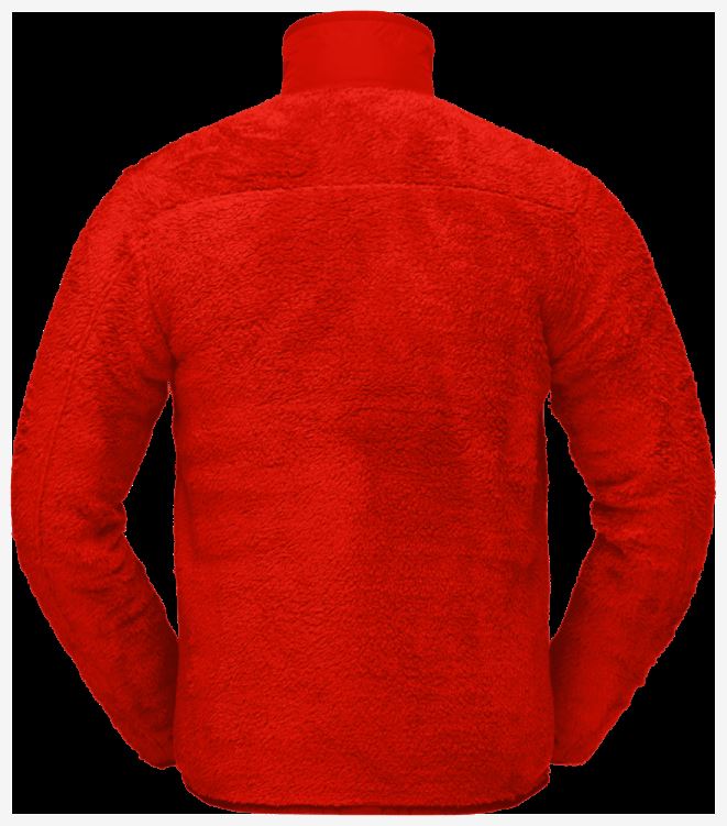 Norrona Heren Warm3 Jas Adrenaline Rood