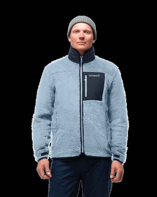 Norrona Heren Warm3 Jas Blauw Mistig