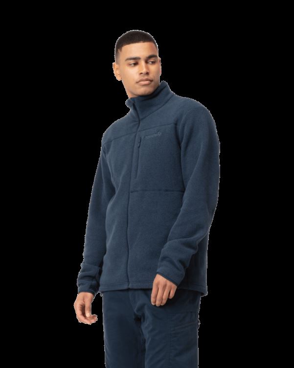 Norrona Heren Warm2 Jas Indigo Nachtblauw