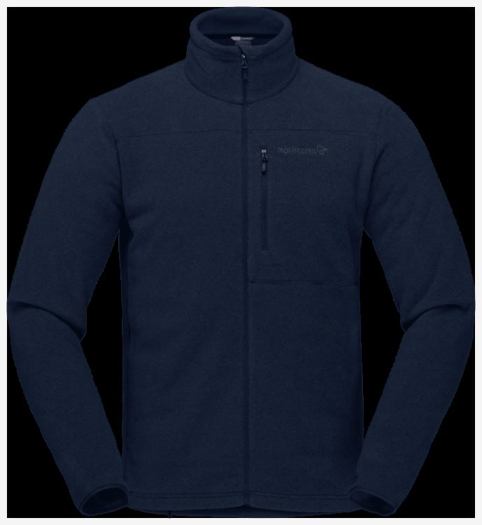 Norrona Heren Warm2 Jas Indigo Nachtblauw