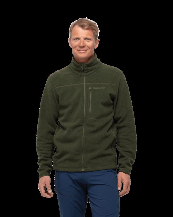 Norrona Heren Warm2 Jas Olijf Nacht