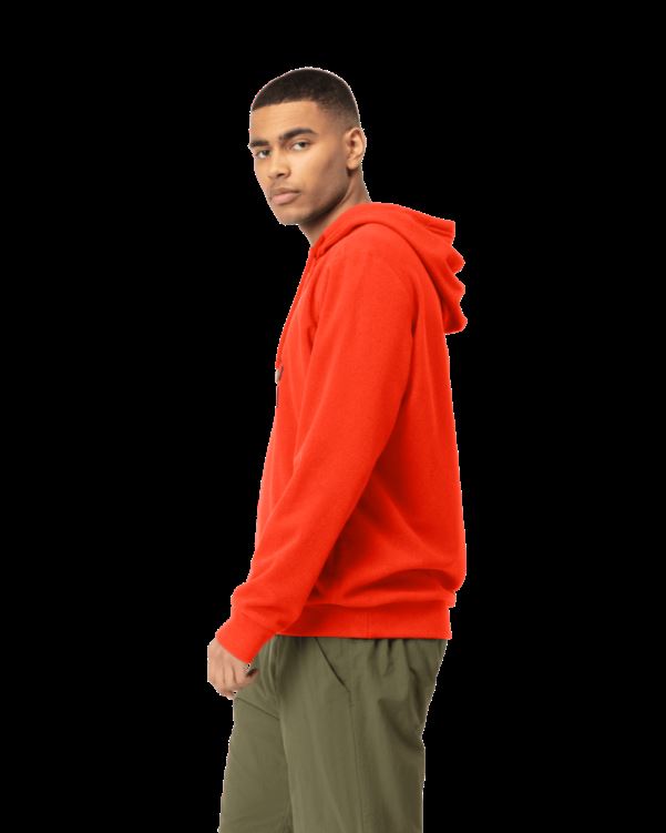 Norrona Warm2 Capuchon Adrenaline Rood Voor Heren