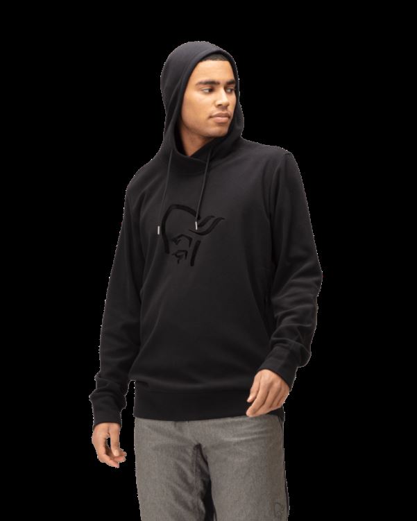 Norrona Heren Warm2 Capuchon Caviar Zwart