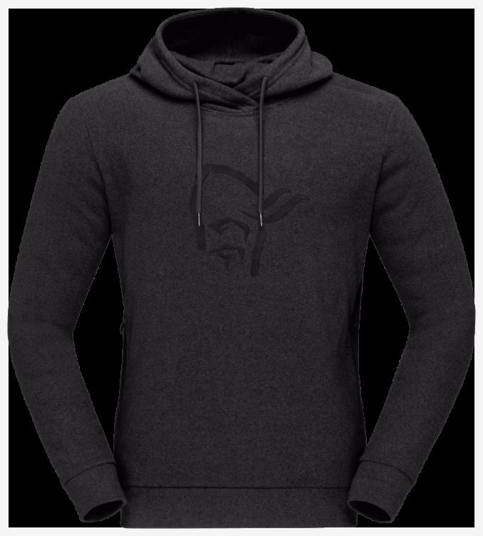 Norrona Heren Warm2 Capuchon Caviar Zwart