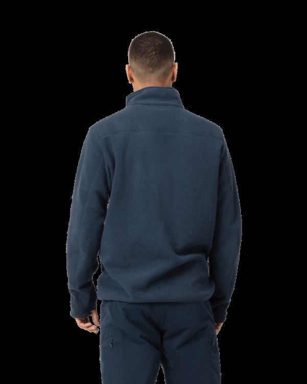 Norrona Unisex Warm2 Halve Rits Indigo Nachtblauw