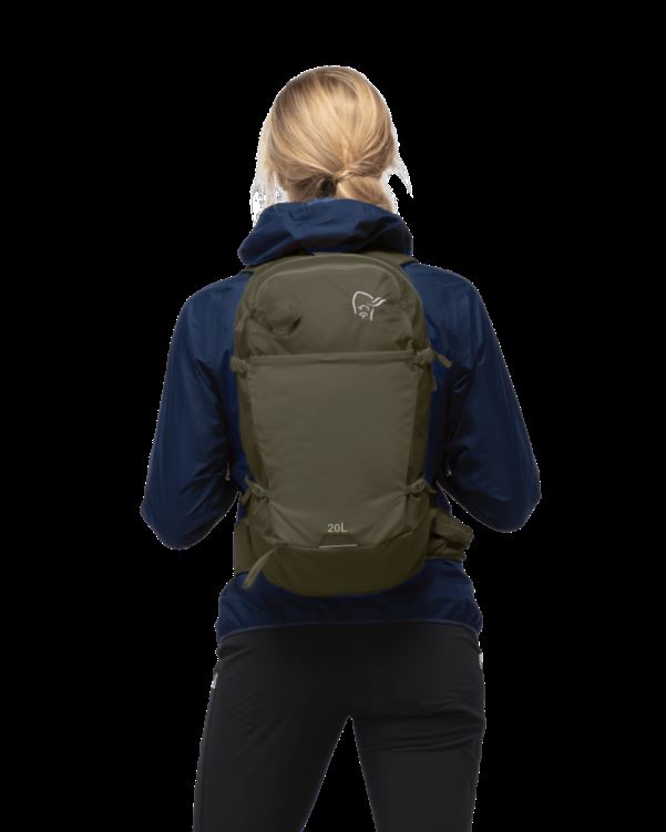 Norrona Unisex 20l Pak Olijf Nacht