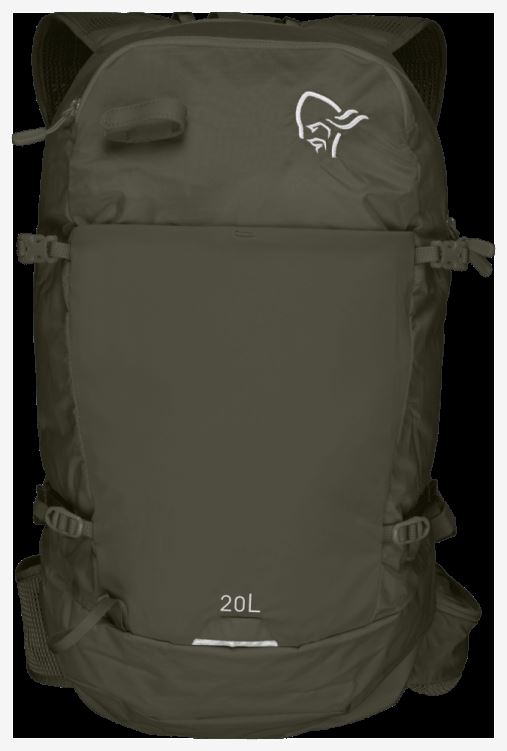 Norrona Unisex 20l Pak Olijf Nacht