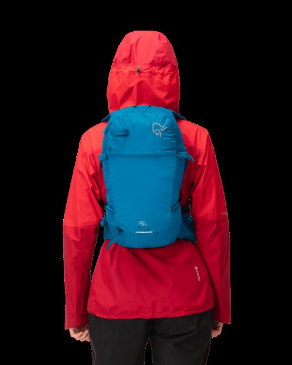 Norrona Unisex 15l Pak Mykonos Blauw