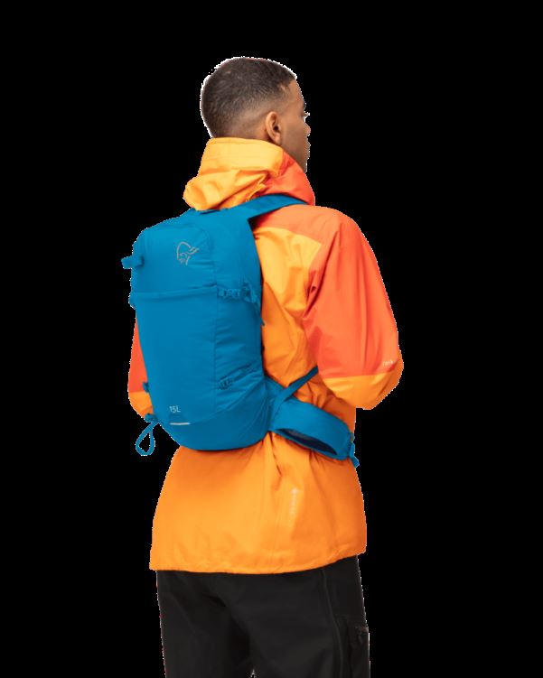 Norrona Unisex 15l Pak Mykonos Blauw