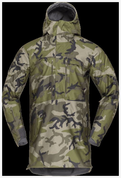 Norrona Unisex Kvinnherad Gore-tex Parka Groen Camo