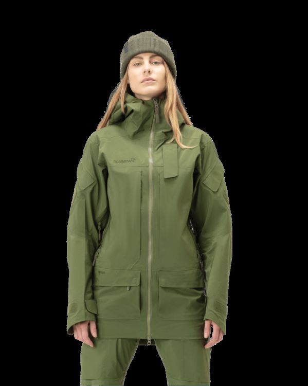 Norrona Unisex Recon Gore-tex Pro Jas Bosgroen