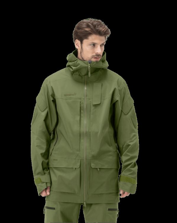 Norrona Unisex Recon Gore-tex Pro Jas Bosgroen