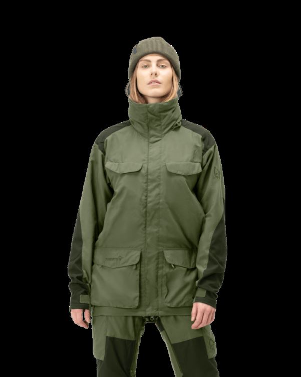 Norrona Unisex Finnskogen Gore-tex Jas Groen