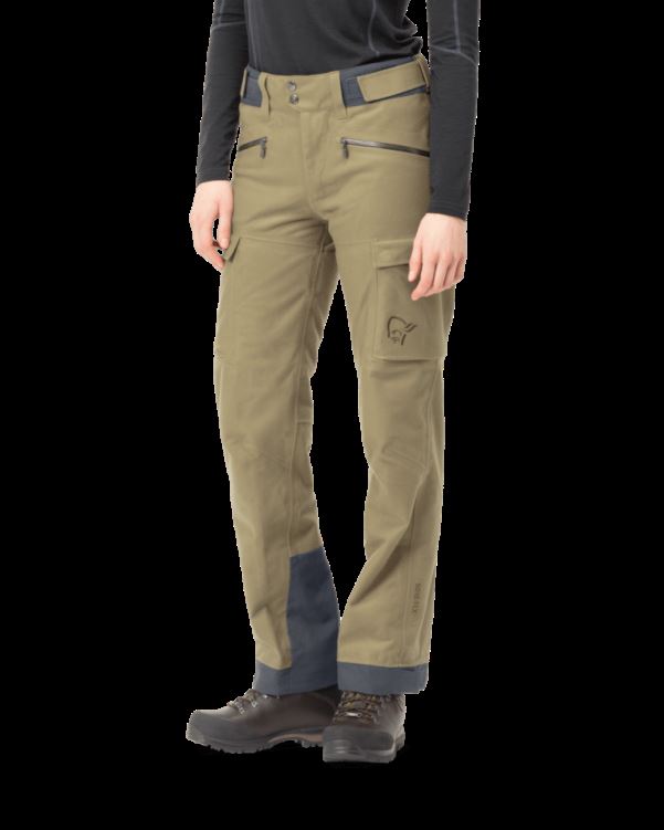 Norrona Unisex Kvinnherad Gore-tex Broek Olijfgroen