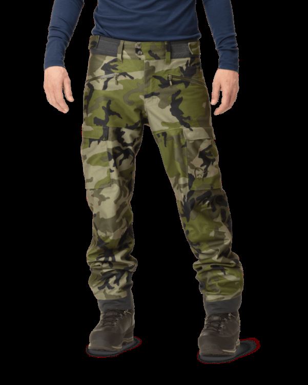 Norrona Unisex Kvinnherad Gore-tex Broek Groen Camo