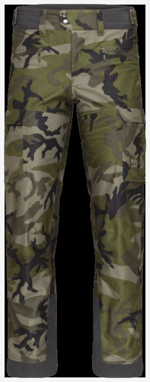 Norrona Unisex Kvinnherad Gore-tex Broek Groen Camo