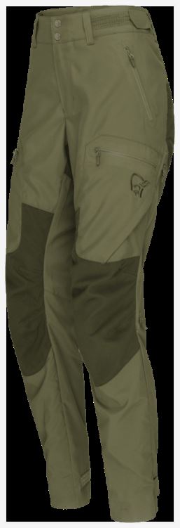 Norrona Dames Finnskogen Hybride Broek Groen