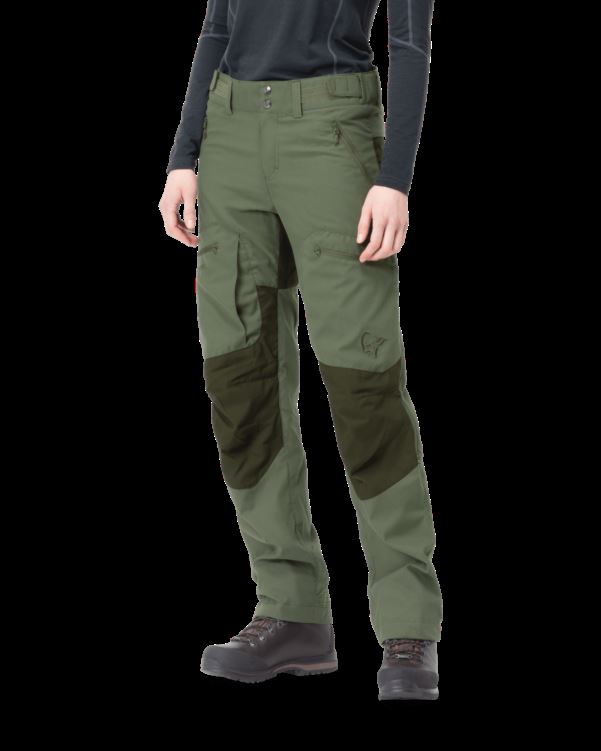 Norrona Dames Finnskogen Hybride Broek Groen