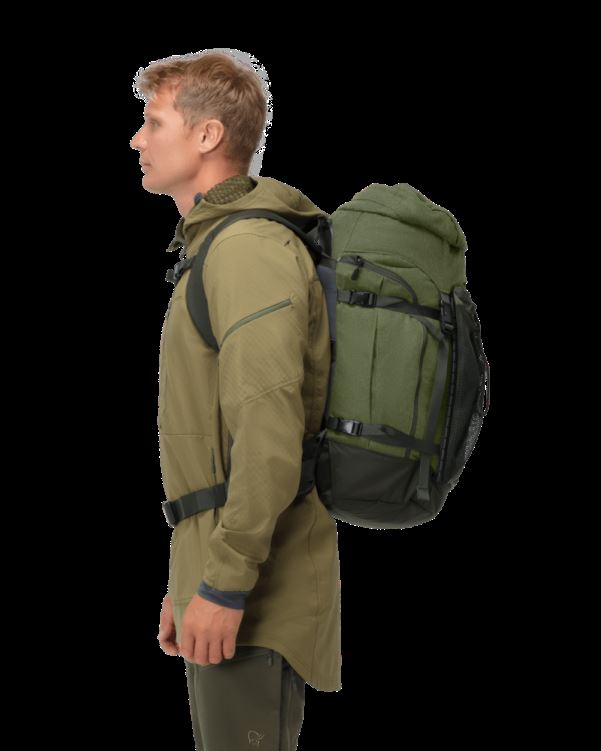Norrona Unisex Finnskogen 40l Integraalpak Groen