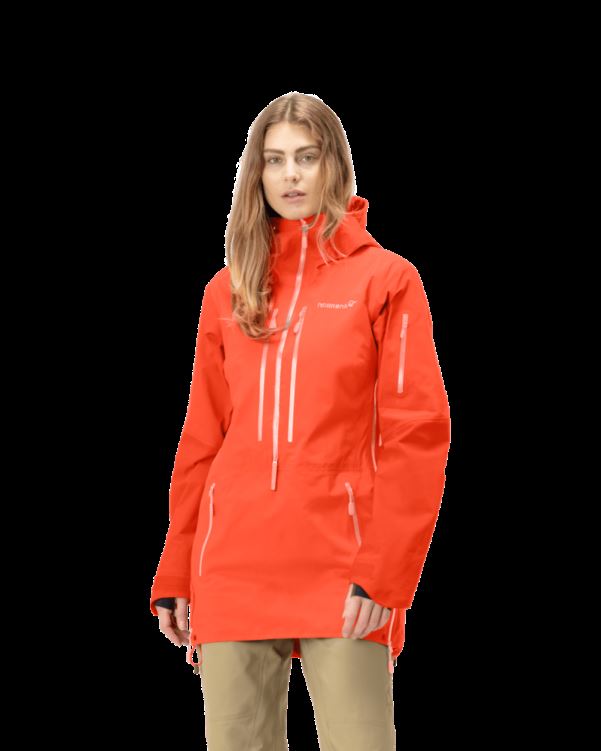 Norrona Lofoten Gore-tex Pro Dames Anorak Oranje Alert
