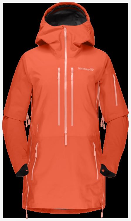 Norrona Lofoten Gore-tex Pro Dames Anorak Oranje Alert