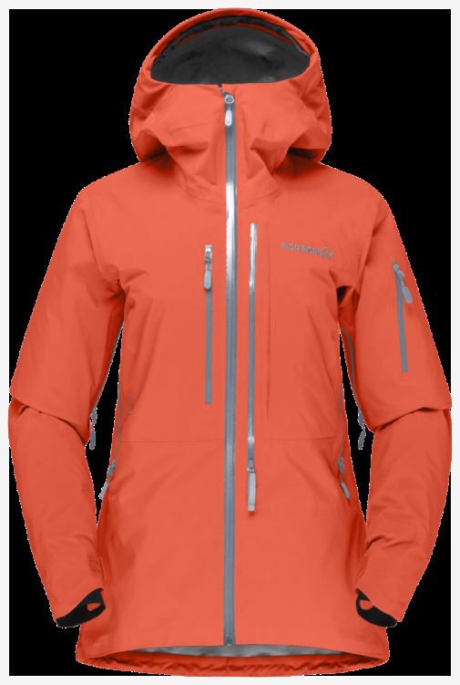 Norrona Lofoten Gore-tex Pro Damesjack Oranje Alert