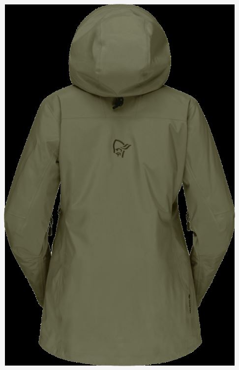 Norrona Lofoten Gore-tex Damesjack Olijfgroen Nacht