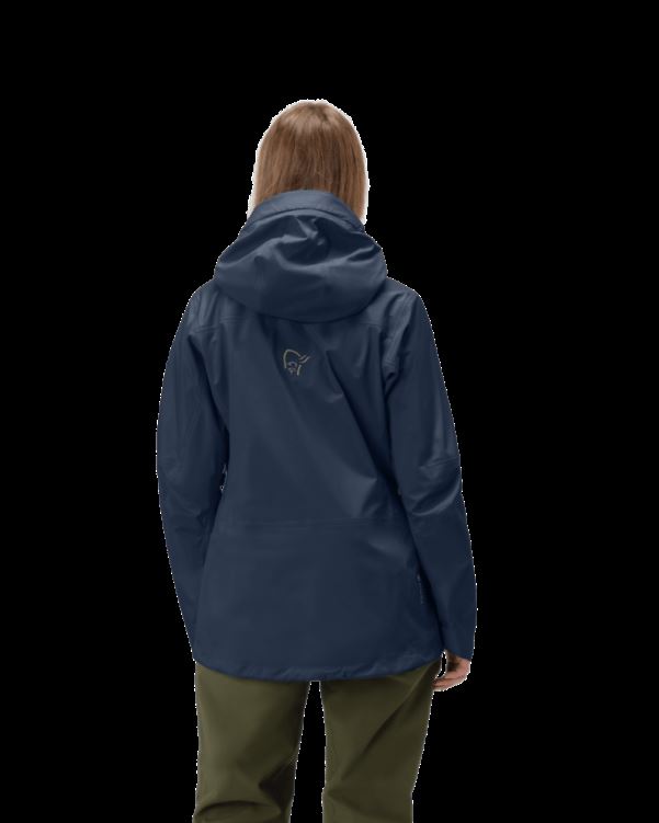 Norrona Dames Lofoten Gore-tex Jack Indigo Nachtblauw