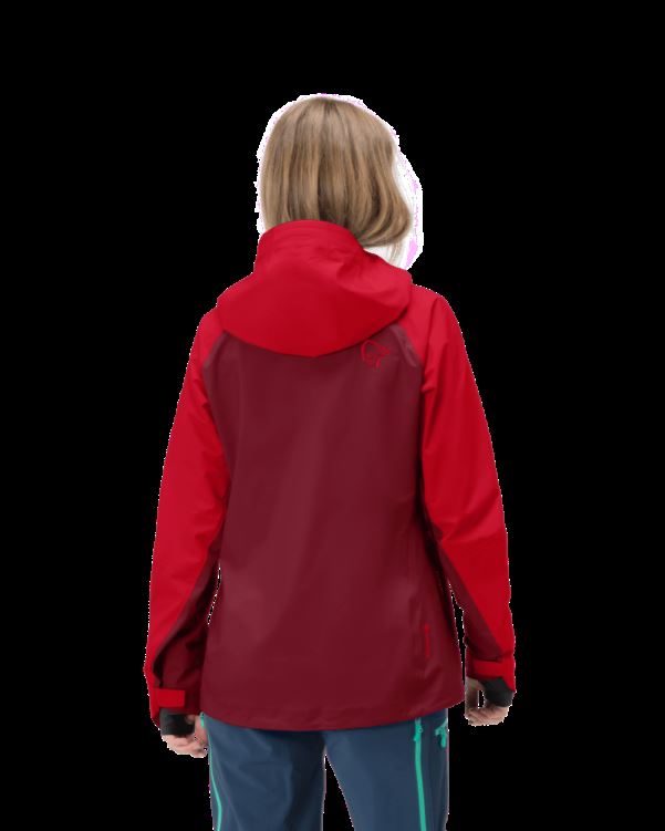 Norrona Lyngen Gore-tex Damesjas True Red/rabarber