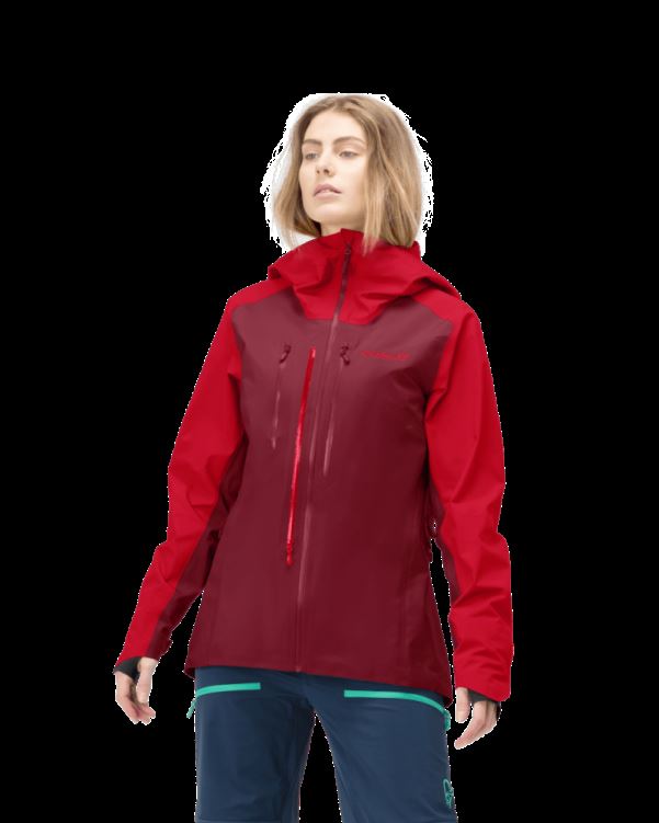 Norrona Lyngen Gore-tex Damesjas True Red/rabarber