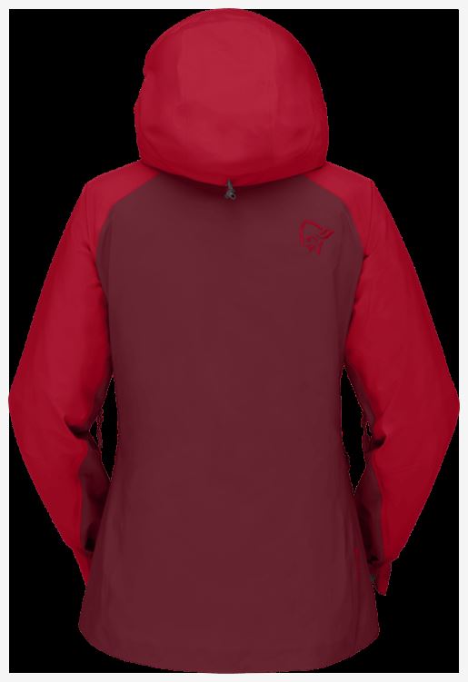 Norrona Lyngen Gore-tex Damesjas True Red/rabarber