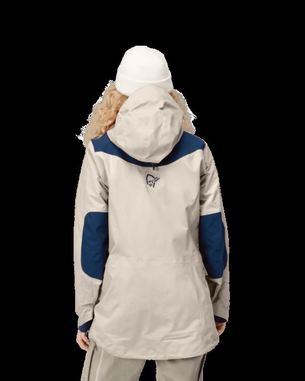 Norrona Dames Tamok Gore-tex Pro Jack Puur Kasjmier Wit