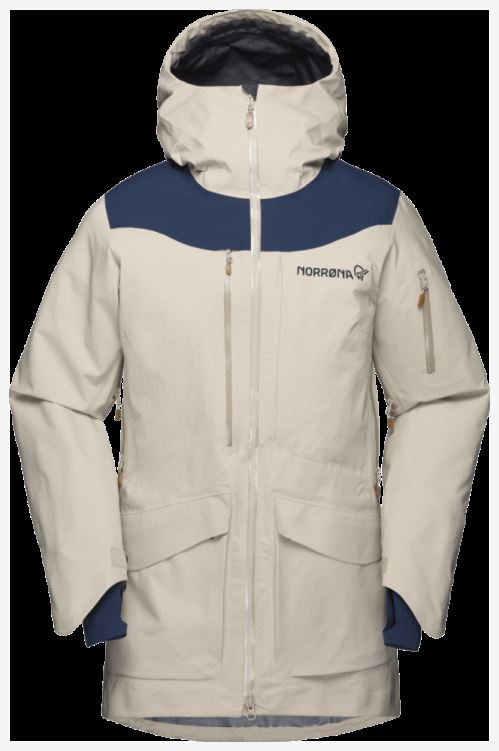 Norrona Dames Tamok Gore-tex Pro Jack Puur Kasjmier Wit