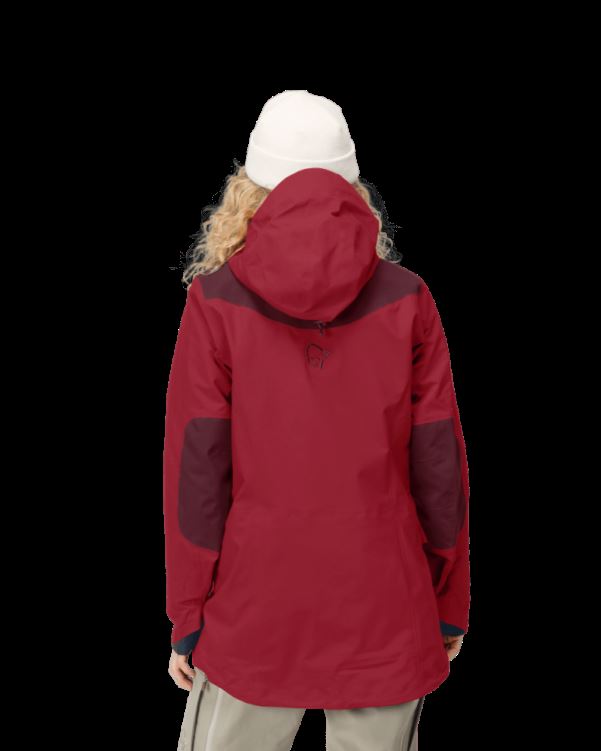 Norrona Tamok Gore-tex Pro Damesjack Rabarber