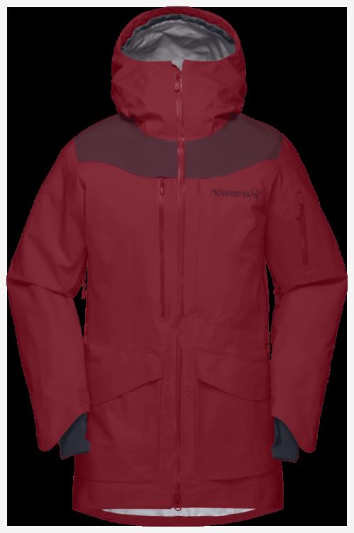 Norrona Tamok Gore-tex Pro Damesjack Rabarber