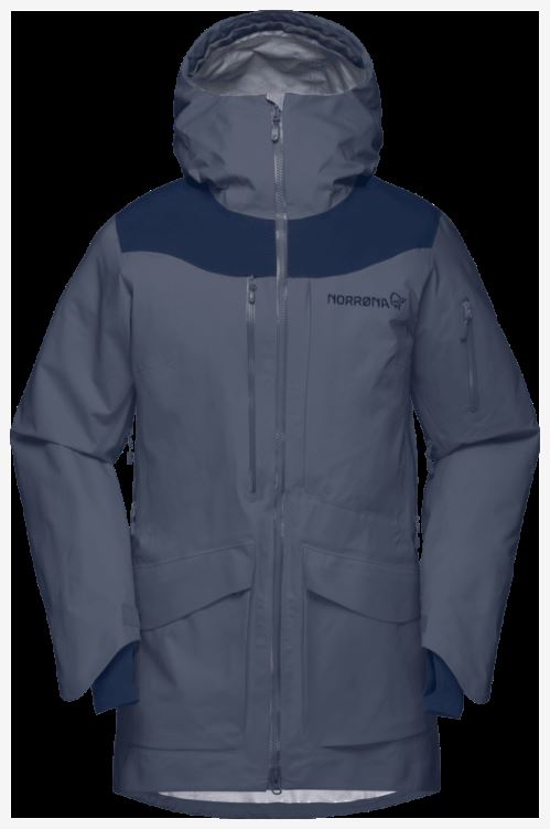 Norrona Dames Tamok Gore-tex Pro Jack Vintage Indigo Blauw