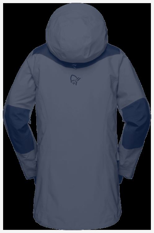 Norrona Dames Tamok Gore-tex Pro Jack Vintage Indigo Blauw