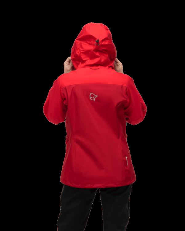 Norrona Falketind Gore-tex Damesjack Jester Red/true Red