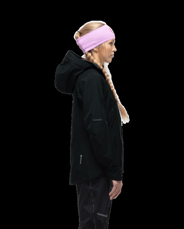 Norrona Falketind Gore-tex Damesjack Caviar Zwart