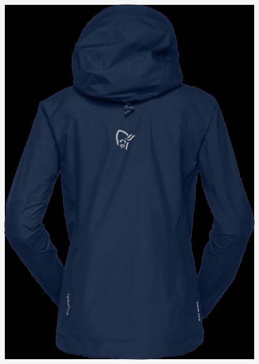 Norrona Falketind Gore-tex Damesjack Indigo Nachtblauw