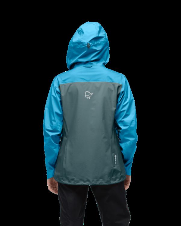 Norrona Falketind Gore-tex Damesjack Aquarius/north Atlantic
