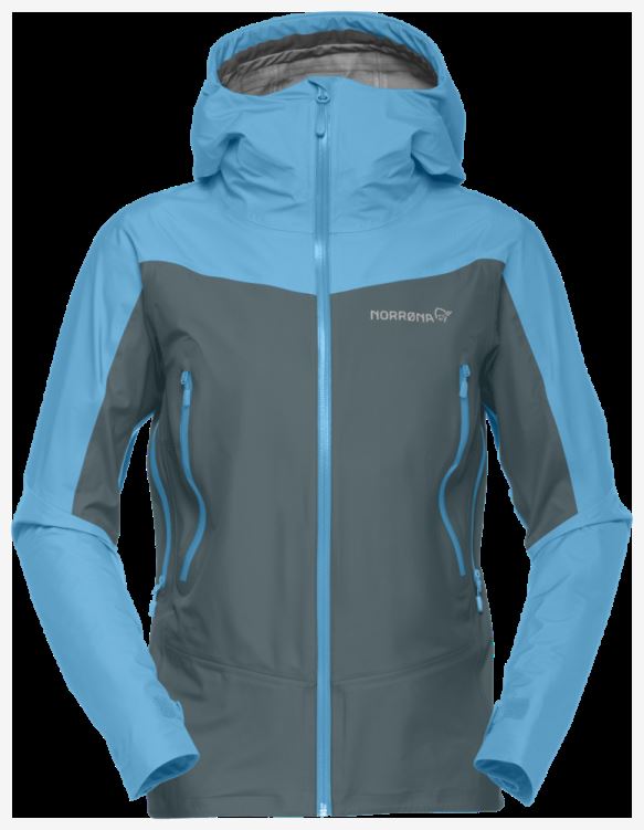 Norrona Falketind Gore-tex Damesjack Aquarius/north Atlantic
