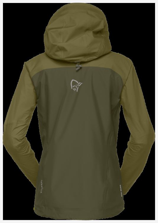 Norrona Falketind Gore-tex Damesjack Olijfgroen/olijf Nacht