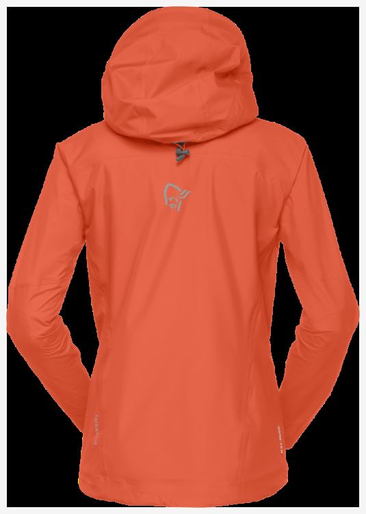 Norrona Falketind Gore-tex Damesjack Oranje Alert