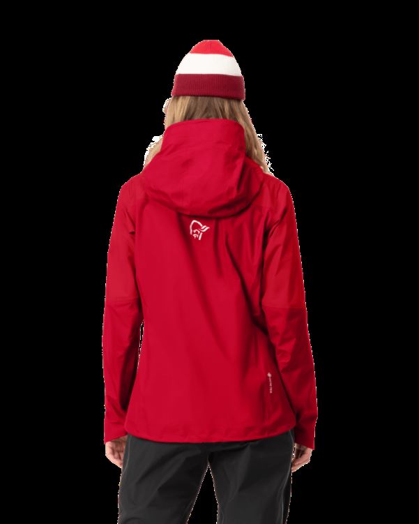 Norrona Falketind Gore-tex Paclite Damesjack Jester Red/true Red