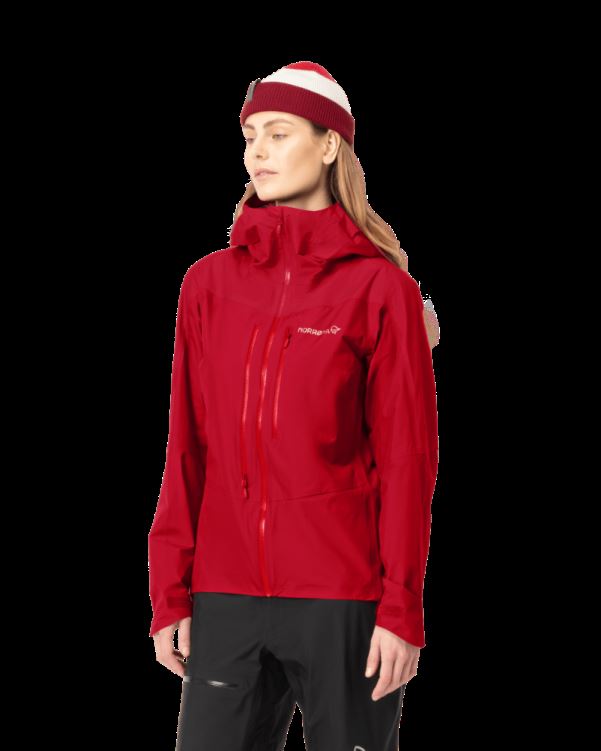 Norrona Falketind Gore-tex Paclite Damesjack Jester Red/true Red