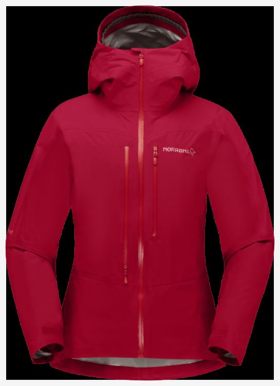 Norrona Falketind Gore-tex Paclite Damesjack Jester Red/true Red