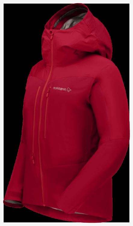 Norrona Falketind Gore-tex Paclite Damesjack Jester Red/true Red