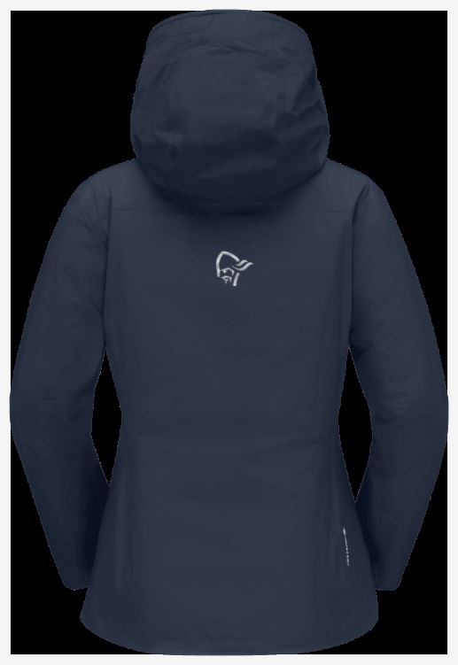 Norrona Falketind Gore-tex Paclite Damesjack Indigo Nachtblauw